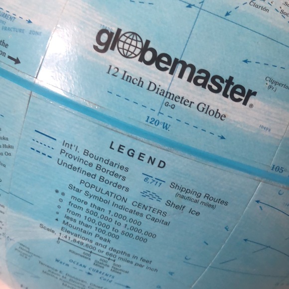 Globe master 12” geographic globe 2009 with meridian bar in excellent condition - Picture 3 of 8